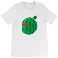 Watermelon Ninja Cute Illustration T-shirt | Artistshot