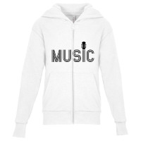 Music Design Youth Zipper Hoodie | Artistshot