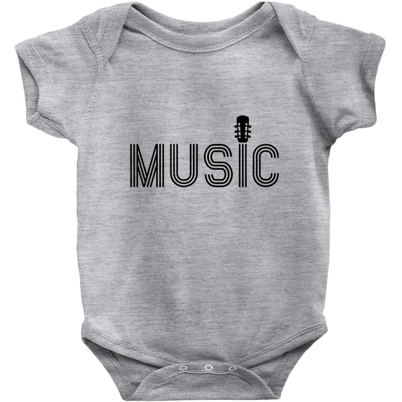 Music Design Baby Bodysuit by s4rt4 | Artistshot