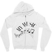 Music Note Zipper Hoodie | Artistshot