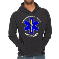 Michigan Ems Emergency Medical Services Emt Medic T Shirt Vintage Hoodie | Artistshot