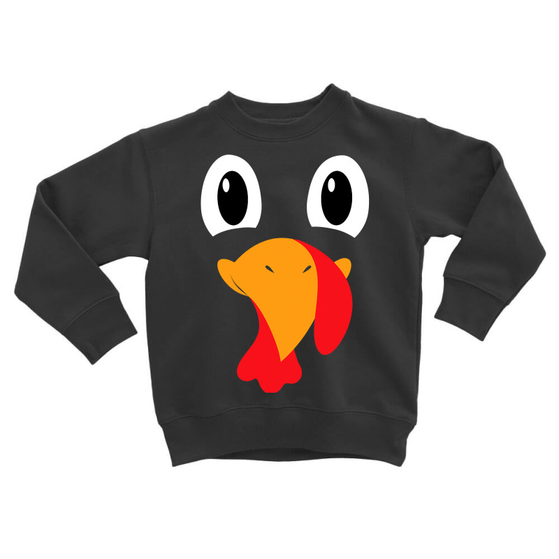 Turkey Face Shirt Kids Adult Funny Halloween Thanksgiving T Shirt Toddler Sweatshirt | Artistshot