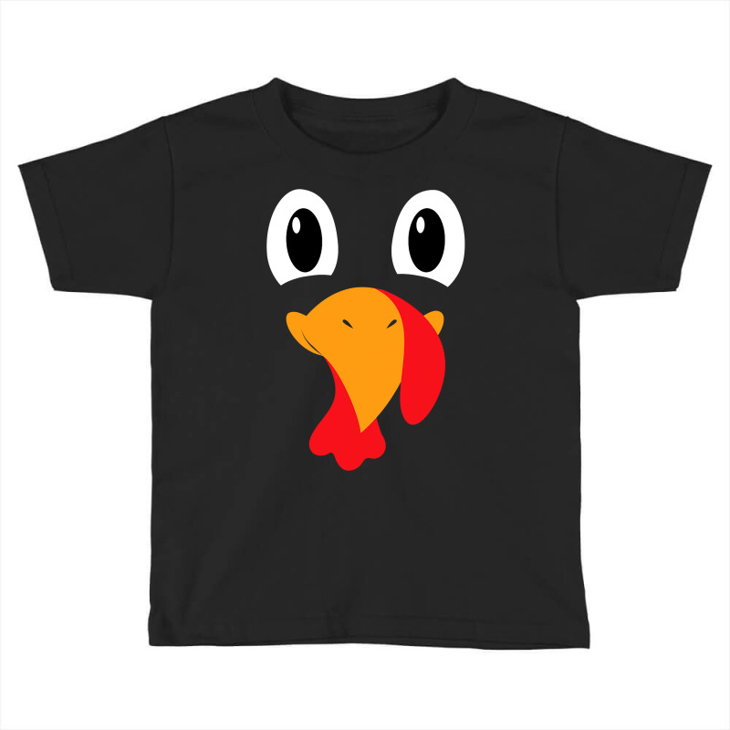 Turkey Face Shirt Kids Adult Funny Halloween Thanksgiving T Shirt Toddler T-shirt | Artistshot