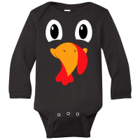 Turkey Face Shirt Kids Adult Funny Halloween Thanksgiving T Shirt Long Sleeve Baby Bodysuit | Artistshot