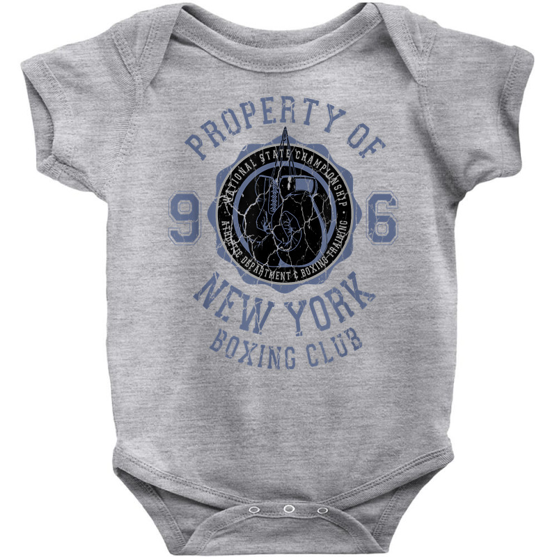 Property Of New York Boxing Club Sport Gift Boxer T Shirt Baby Bodysuit | Artistshot