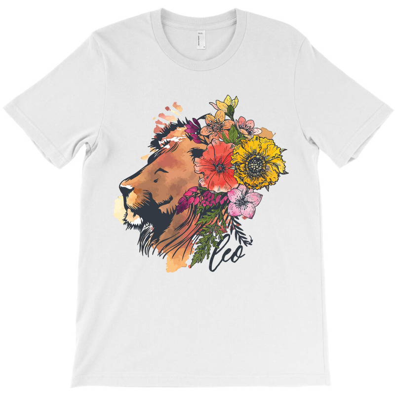 Leo Lion T-Shirt by marceliana | Artistshot