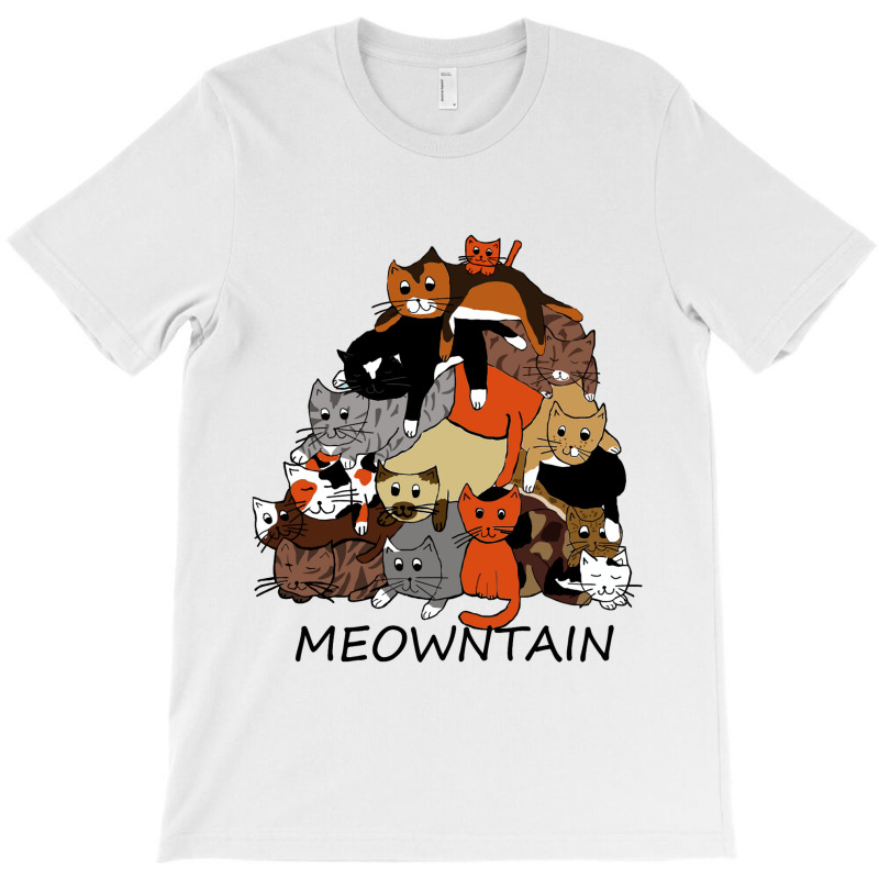 Meowntain T-Shirt by marceliana | Artistshot