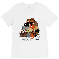 Meowntain V-neck Tee | Artistshot