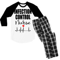 Infection Control Nurse Sweatshirt Men's 3/4 Sleeve Pajama Set | Artistshot