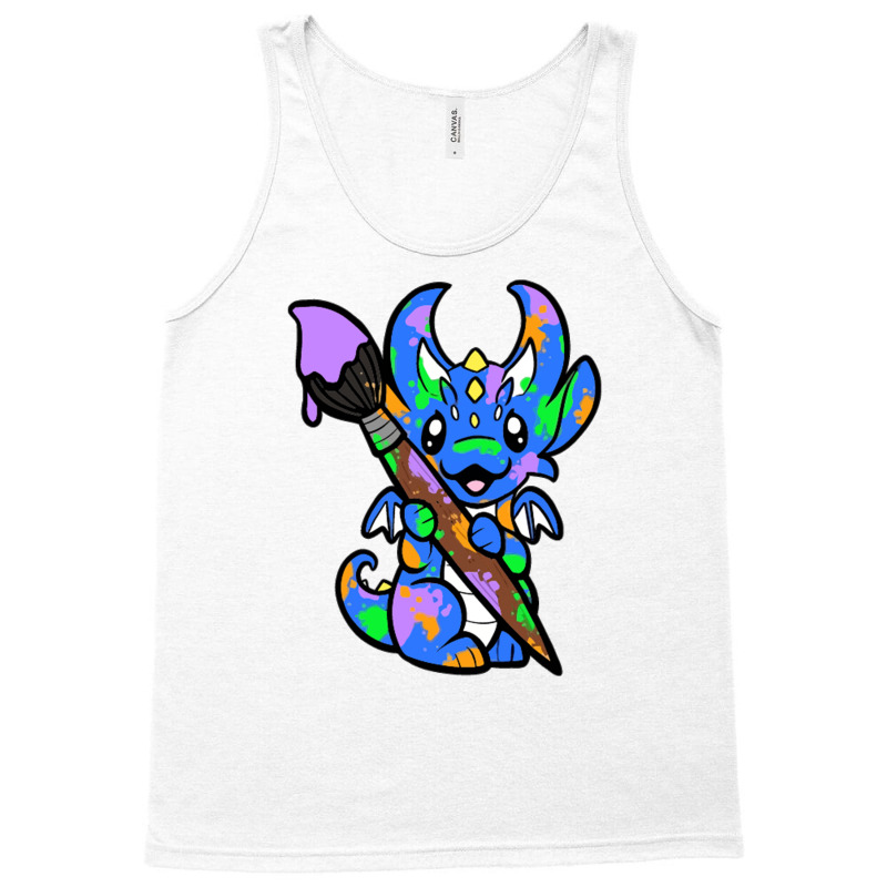 Painter Dragon Tank Top by marceliana | Artistshot