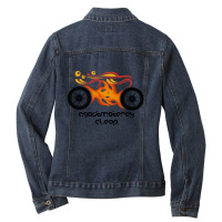 Bike, Super Bike, Ladies Denim Jacket | Artistshot