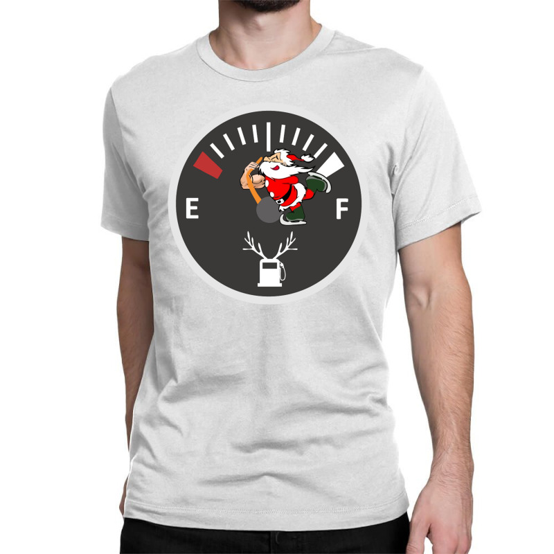 Santa Car Fuel Tank Cap, Funny Signs Decal For Christmas Classic T-shirt by marceliana | Artistshot