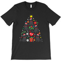 Schipperke Christmas Ornament Tree T-shirt | Artistshot