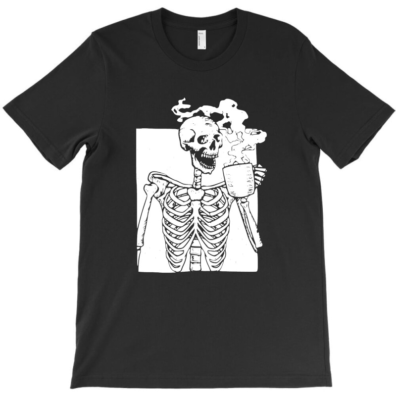 Skeleton Drink Coffee Halloween T-Shirt by marceliana | Artistshot