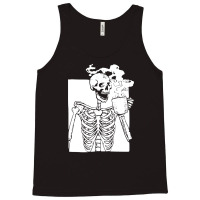 Skeleton Drink Coffee Halloween Tank Top | Artistshot