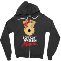 Soft Coated Wheaten Mama Dog Lover Zipper Hoodie | Artistshot