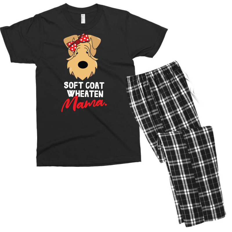 Soft Coated Wheaten Mama Dog Lover Men's T-shirt Pajama Set by marceliana | Artistshot