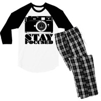 Stay Focused Men's 3/4 Sleeve Pajama Set | Artistshot