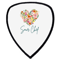 Sour Chef Job Pride Best Sour Chef Mother's Day Floral Heart T Shirt Shield S Patch | Artistshot