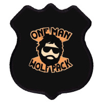 One Man Wolf Pack Shield Patch | Artistshot