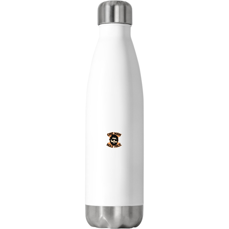 One Man Wolf Pack Stainless Steel Water Bottle | Artistshot