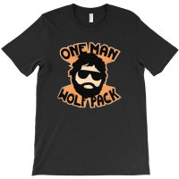 One Man Wolf Pack T-shirt | Artistshot