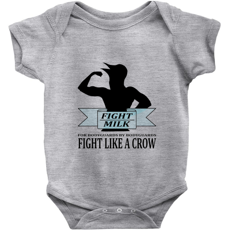 Fight Milk Baby Bodysuit by SBuyArt | Artistshot