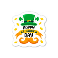 Hoppy St. Paddy's Day  Beard Cute St Patrick Day Sticker | Artistshot