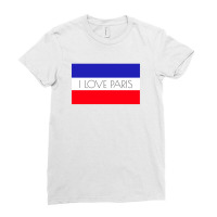 I Love Paris Ladies Fitted T-shirt | Artistshot