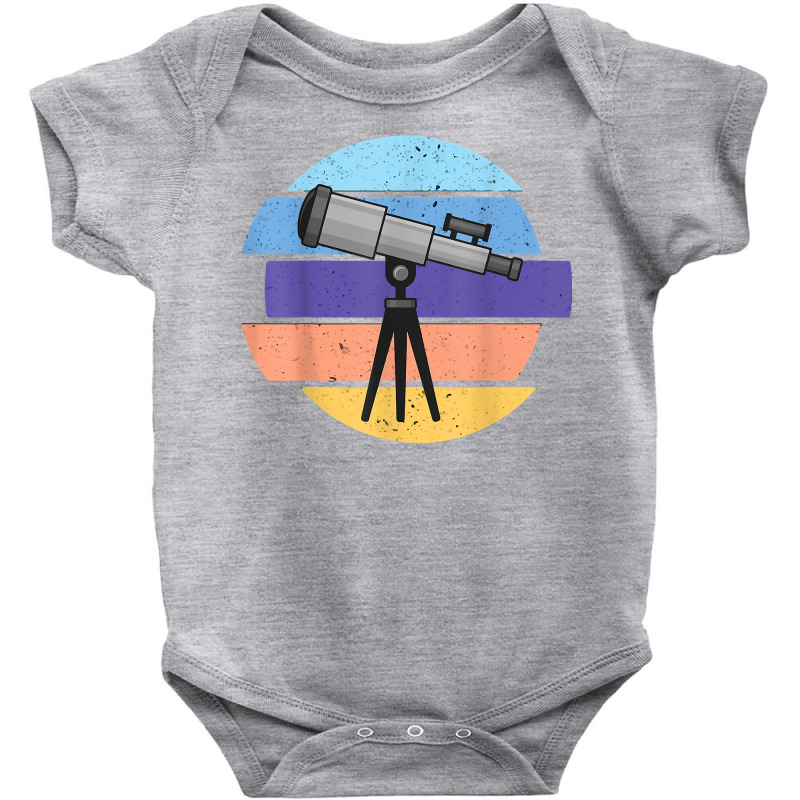 Telescope Retro Cosmology Watch The Stars In The Milky Way T Shirt Baby Bodysuit by tamarogbbrazee4 | Artistshot