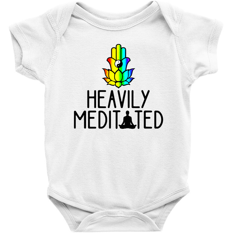 Heavily Meditated Baby Bodysuit by Creative Tees | Artistshot