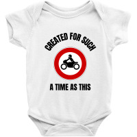 Created For Such A Time As This Delivery Motorcycle (2) Baby Bodysuit | Artistshot