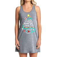 Nurse Crew Merry Christmas Labor And Delivery Nursing Xmas T Shirt Tank Dress | Artistshot