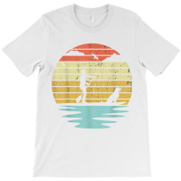 Stand Up Paddle Board Sup Dog Boarding Retro Water Sports T Shirt T-shirt | Artistshot