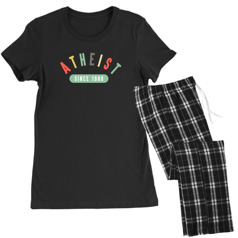 Atheist Since 1980 Women's Pajamas Set by autlu2024 | Artistshot