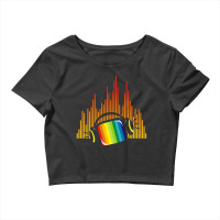 Headphones Tv Music Colorful Crop Top | Artistshot