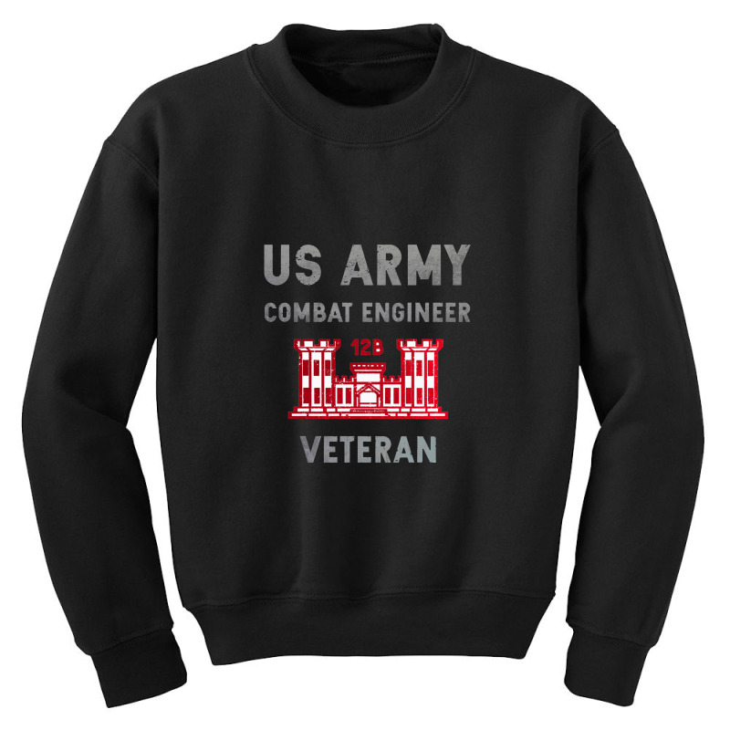 Us Army Combat Engineer Combat Engineer Veteran Gift Pullover Hoodie Youth Sweatshirt by muloisongunu | Artistshot