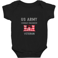 Us Army Combat Engineer Combat Engineer Veteran Gift Pullover Hoodie Baby Bodysuit | Artistshot