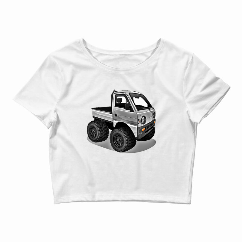 Kei Truck Chibi Cartoon Mini Truck Premium Crop Top by pancingiwak | Artistshot