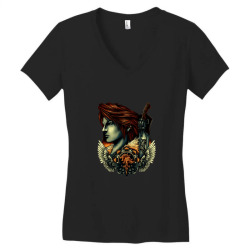 emblem of the lion heart Women's V-Neck T-Shirt | Artistshot