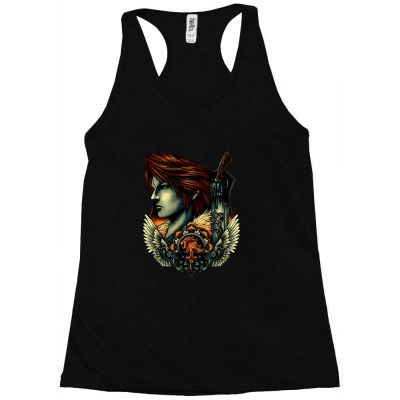 Emblem Of The Lion Heart Racerback Tank Designed By Clatons