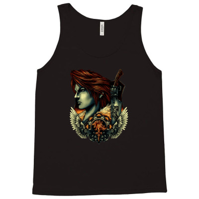 Emblem Of The Lion Heart Tank Top Designed By Clatons