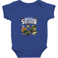 Kids 4 Year Old Soldier 4th Birthday Military Themed Camo Boys Baby Bodysuit | Artistshot