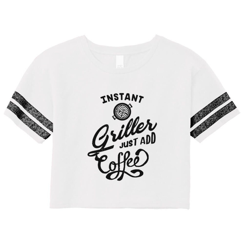 Instant Griller Coffee Scorecard Crop Tee by BealArt | Artistshot