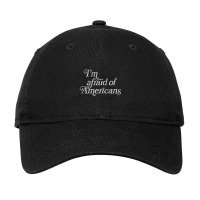 I'm Afraid Of Americans Original Faded Retro Style Design Adjustable Cap | Artistshot