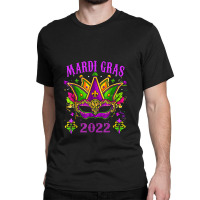 Mardi Gras Costume Mask Design Mardi Gras 2022 Classic T-shirt | Artistshot