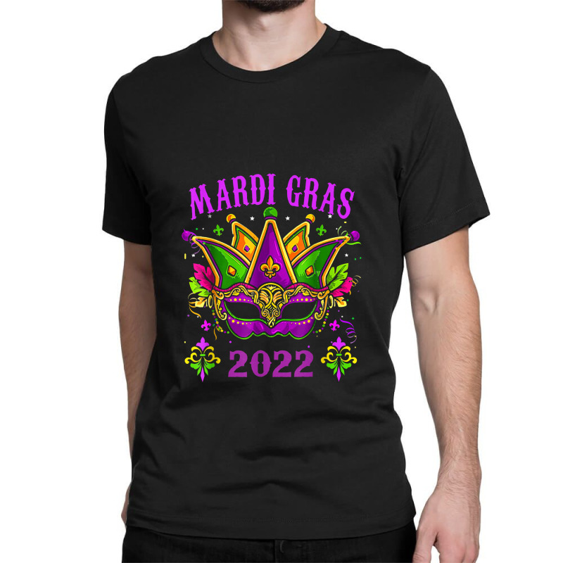 Mardi Gras Costume Mask Design Mardi Gras 2022 Classic T-shirt | Artistshot