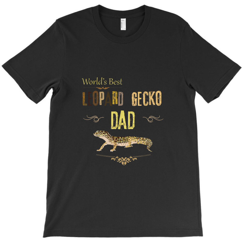 Leopard Gecko Dad Fathers Day Gift Pet Lizard T-shirt | Artistshot