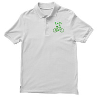 Let's Bike Cycling Bicycle To Work Men's Polo Shirt | Artistshot