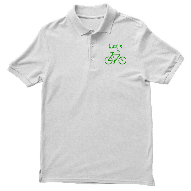 Let's Bike Cycling Bicycle To Work Men's Polo Shirt | Artistshot